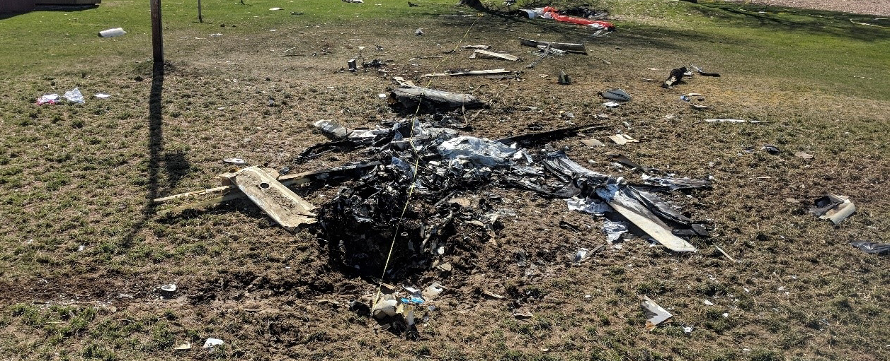 CEN18FA144 accident scene.