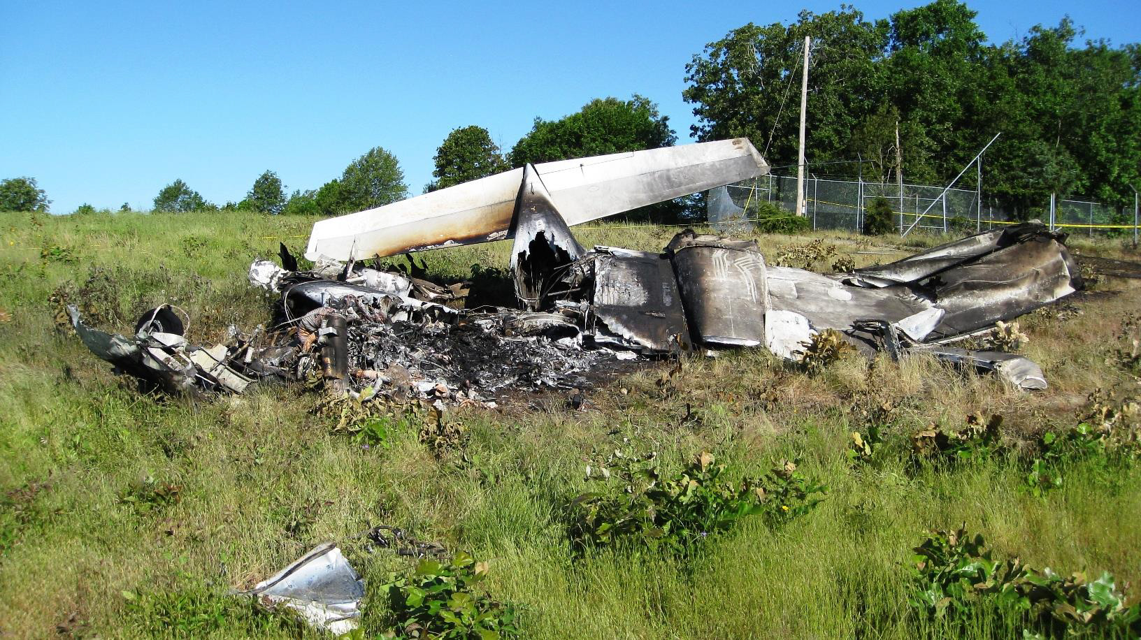  CEN16FA172 accident scene.