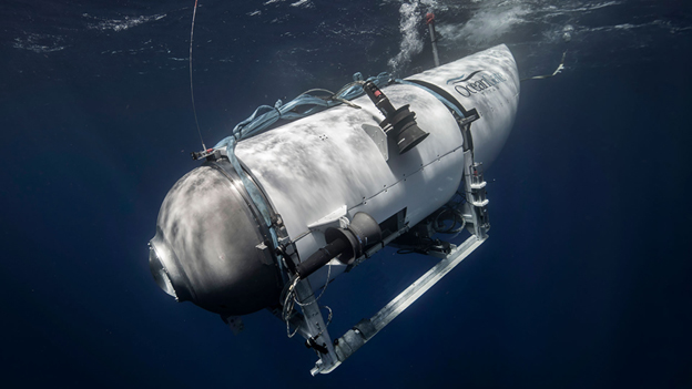 Submersible Titan descending on unknown date.