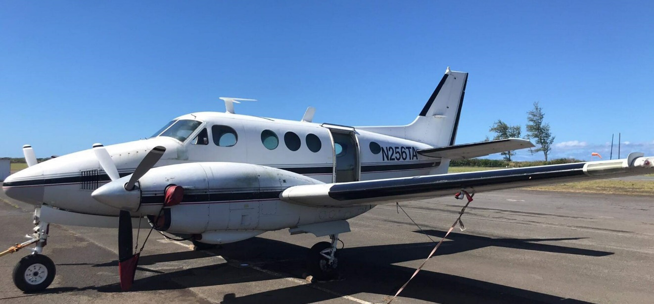 Accident airplane from the Mokuleia, HI investigation.